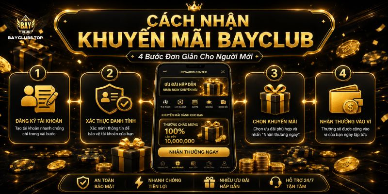 Hướng dẫn tham gia nhận khuyến mãi BAYCLUB an toàn